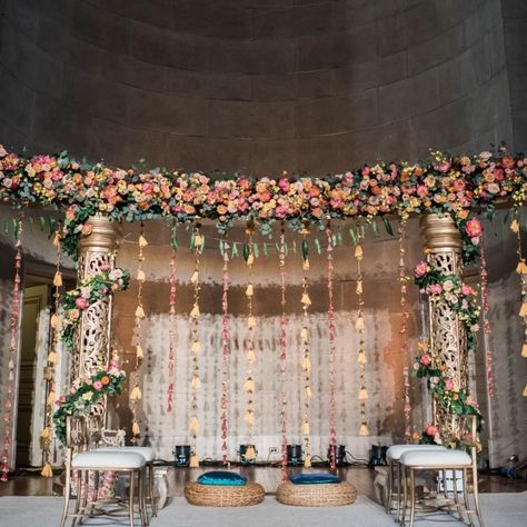 open mandap Open Mandap Decor, Indoor Mandap, Open Mandap Design, Open Mandap, Indoor Mandap Decor Indian, Open Mandap Decor Indian, Hindu Wedding Decorations, Mandap Design, Indian Wedding Flowers