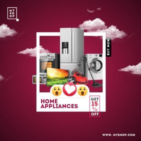 Aam360 | PosterMyWall Electronic Poster Design, Product Sale Poster Design, Home Appliances Sale, Electronics Poster, Social Media Campaign Design, Banner Sample, Tv Poster, Banner Design Inspiration, 광고 디자인