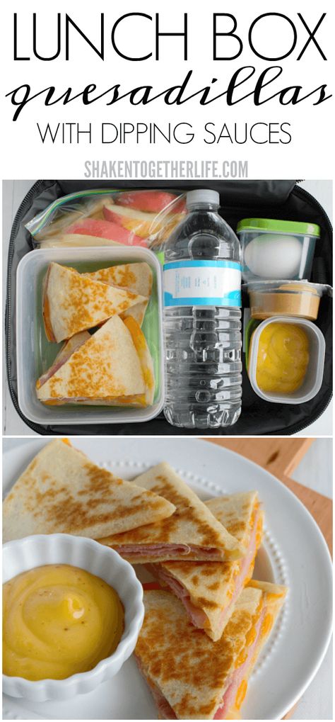 Say goodbye to boring sandwiches with these toasted, cheesy Lunch Box Quesadillas with Dipping Sauces! They are easy to make ahead and a big hit with my boys! #BeyondTheSandwich #lunchbox #kidslunch @walmart AD Diet Lunch, Dip Sauce, Cold Sandwiches, Cold Lunches, Dipping Sauces, Make Ahead Lunches, Work Meals, Prepped Lunches, Making Lunch