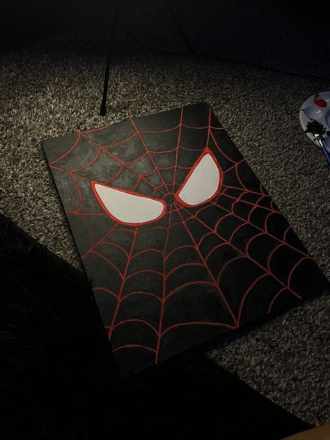 Spiderman Canvas Painting, Spiderman Canvas, Spiderman Painting, Spiderman Gifts, Spiderman Art Sketch, Simple Canvas Paintings, Cute Canvas Paintings, Easy Canvas Art, Canvas Drawings