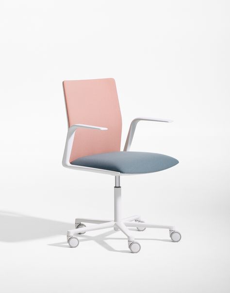 35 Unexpectedly Chic Pieces for an Un-Boring Office - Sight Unseen Shaved Hairstyles, Half Shaved, Best Office Chair, Office Chair Design, Black Office Chair, Pink Chair, Office Seating, Mesh Office Chair, Office Desk Chair