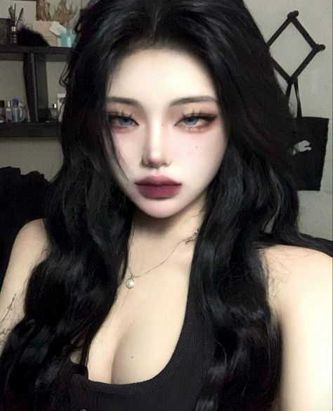 Egirl Makeup, Mekap Mata, Chinese Makeup, Doll Eye Makeup, Ulzzang Makeup, Smink Inspiration, Ethereal Makeup, Edgy Makeup, Cute Makeup Looks