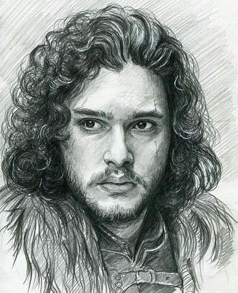 Jon Snow Game Of Thrones Pencil Drawings, Sketching Face, Jon Snow Art, Game Of Thrones Drawings, Dessin Game Of Thrones, Pencils Drawings, Game Of Throne, Game Of Thrones Artwork, John Snow