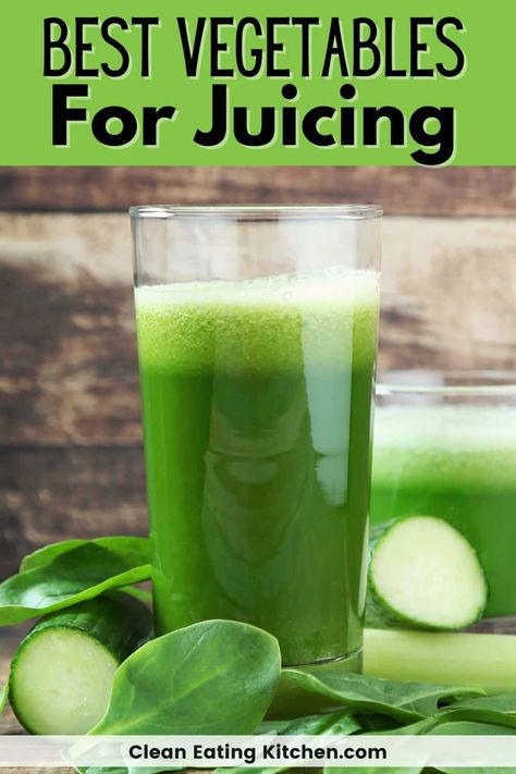 If you're looking to add more fruits and vegetables to your diet, juicing is a great way to do it! Not sure where to start? Check out this list of the best vegetables to juice for some ideas. These vegetables are packed with nutrients and flavor, so you'll be sure to enjoy them. Best Vegetables To Juice, Vegetables To Juice, Kale Juice Recipes, Carrot Juice Recipe, Best Juicing Recipes, Vegetable Juice Recipes, Cabbage Juice, Spinach Juice, Best Vegetables