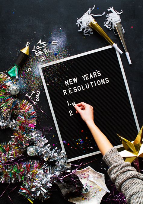 Jordan Ferney, New Years Resolution List, Healthy New Year, Christmas Flatlay, New Year Resolution, New Year's Resolution, Nye Party, Year Resolutions, New Year Decor