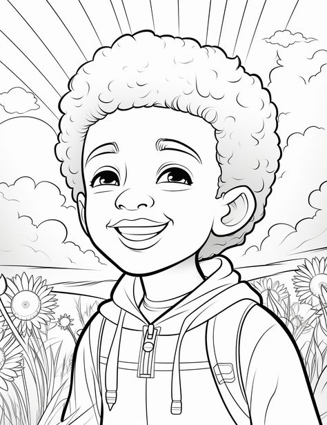 Black Man Coloring Pages, Girly Coloring Pages, Coloring Sheets For Boys, Boy Coloring Pages, Book Bujo, Gracie Corner, Stocking Art, Bujo Art, Coloring Pages For Teenagers