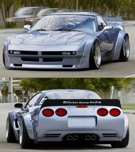 C5 Corvette Wheels, Corvette Wheels, Future Concept Cars, Corvette C4, Replica Cars, Corvette C5, Classic Corvette, Wide Body Kits, Custom Muscle Cars