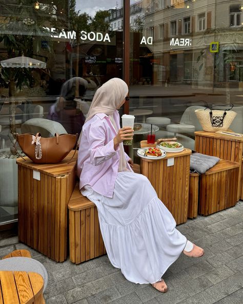 ❀ some of my recent fits ❀ which one is ur fav?💕 summer outfit, white skirt, pink shirt, modest fashion, hijabi, Pinterest style, modesty, polene bag, summer vibes, maxi skirt, hijab outfit, autumn vibes Maxi Skirt Hijab, Hijabi Skirt Outfits, White Hijab Outfit, Skirt Hijab Outfit, Hijabi Summer, Hijabi Summer Outfits, Singapore Outfit, Polene Bag, New Hijab