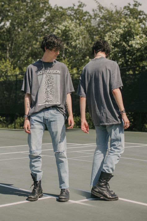 Rocker Outfit Men, Punk Outfits Men, Indie Outfits Men, Summer Grunge Outfits, Grunge Outfits Men, Better Fashion, Rocker Outfit, Look Rock, Street Style Outfits Men