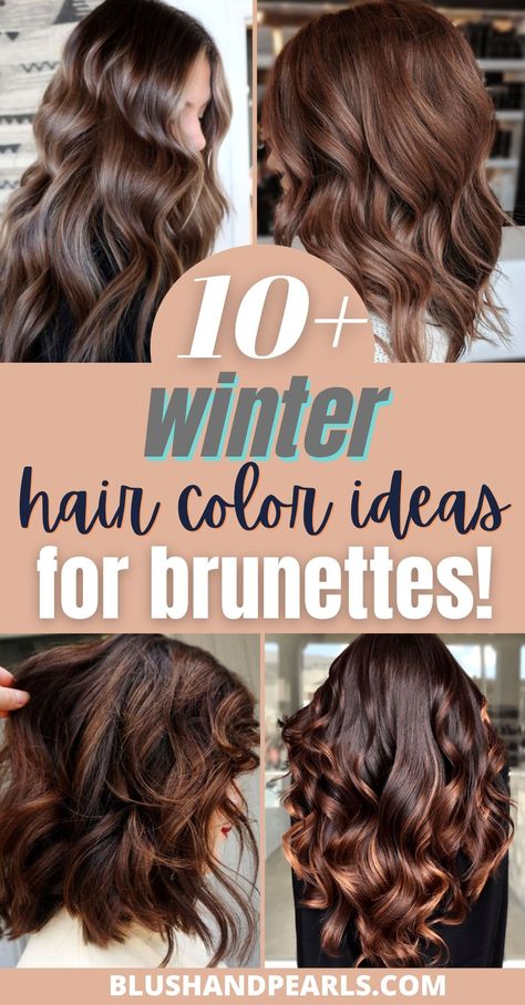 Fall Balayage, Winter Hair Color Ideas, Fall Winter Hair Color, Fall Hair Color Trends, Spring Hair Color, Fall Hair Color For Brunettes, Fall Hair Trends, Brunette Balayage Hair, Hair Color Ideas For Brunettes