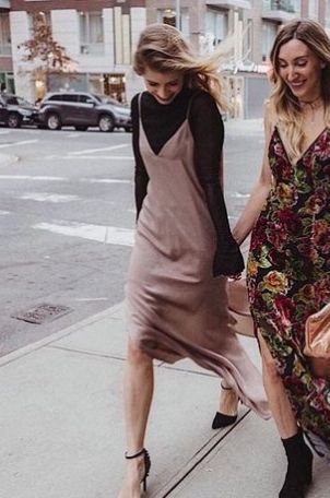 slip dress with shirt, layering slip dress for fall, shirt under slip dress Slip Dress With Shirt, Slip Dress For Fall, Slip Dress Street Style, Slip Dress Layering, Shirt Under Dress, Layered Slip Dress, Dress With Shirt, Dress Layering, Slip Dress Outfit