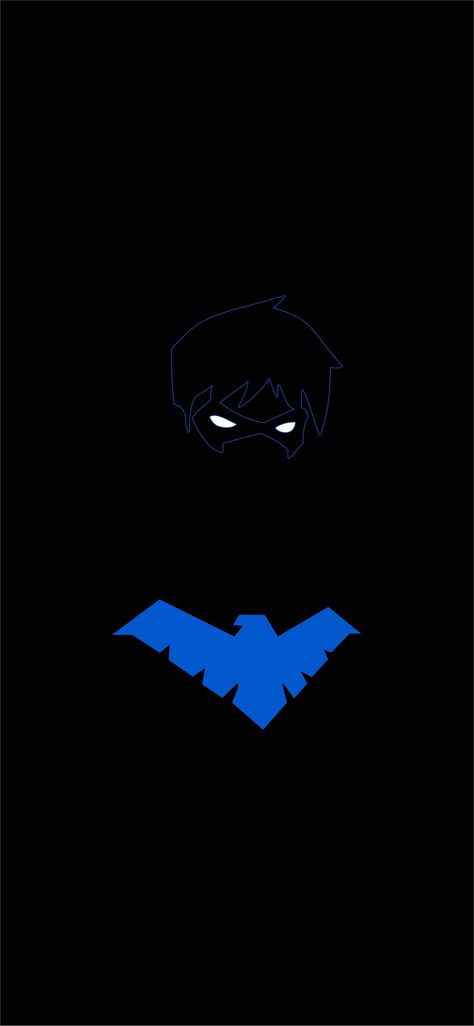 Nightwing Logo Wallpapers, Titans Nightwing Wallpaper, Nightwing Aesthetic Wallpaper, Night Wing Wallpaper, Nightwing Wallpaper Iphone, Nightwing Wallpaper, Nighwing, Wings Wallpaper, Android Phone Wallpaper