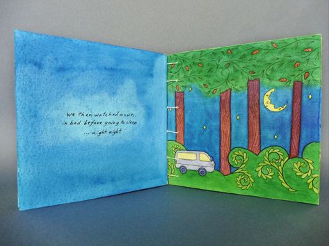 I Made A Short Children's Storybook For College Diy Childrens Book, Handmade Story Book, Diy Story Book, Diy Picture Book, Story Books For Toddlers, Baby Story Books, Book Art Projects, Homemade Books, Story Books Illustrations