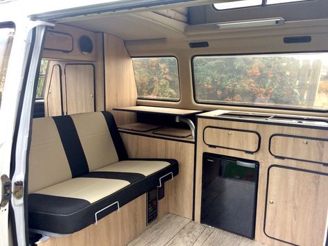 Westfalia Interior, T4 Camper Interior Ideas, Combi Vw T2, Vw T3 Camper, Volkswagen Interior, Vw Bus T3, Vw Bus Interior, Vw T3 Syncro, Vw T25