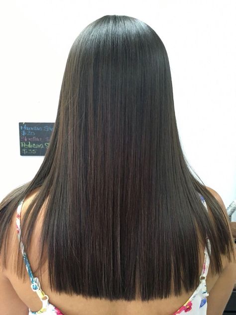 Curly Hair Weave Styles, One Length Haircuts, One Length Hair, Straight Hair Cuts, Straight Hair Extensions, Human Hair Bundles, Haircuts Straight Hair, Long Straight Hair, Silky Hair