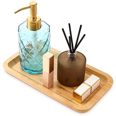 Daisy's Amazon Page Bamboo Bathroom Decor, Toilet Countertop, Vanity Tray Bathroom, Bathroom Counter Tray, Bamboo Vanity, Sink Tray, Wood Toilet, Bathroom Vanity Tray, Interior Decorating Tips