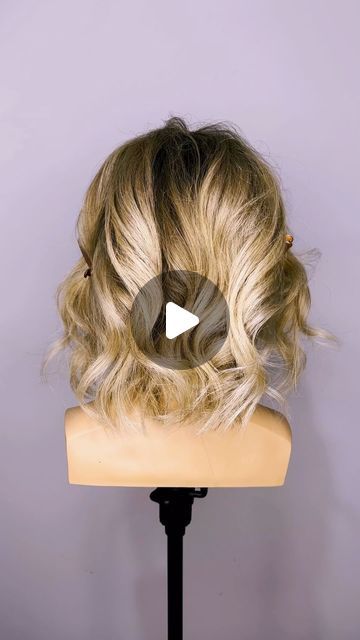 Hair Up Shoulder Length, Wedding Updo Short Hair The Bride, Updos Short Hair Wedding, How To Put Up Short Layered Hair, Medium Length Updo Wedding Tutorial, How To Put Medium Length Hair Up, High Updos For Short Hair, Up Hairstyles For Layered Hair, Updos For Medium Length Hair How To