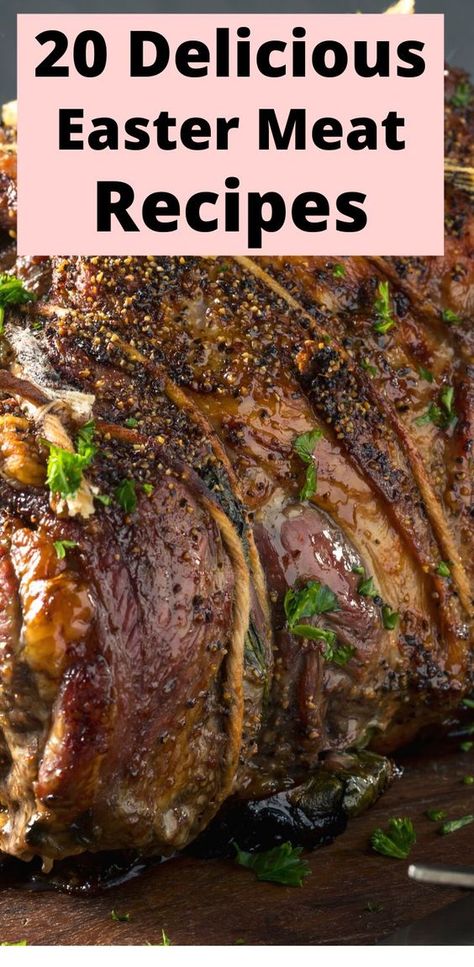 Easter Dinner Roast, Easter Beef Recipes, Spring Meat Recipes, Lamb Brunch Ideas, Ideas For Easter Dinner Meals, Lamb Recipes For Easter, Meat For Easter Dinner, Food For Easter Dinner, Easter Steak Dinner Ideas