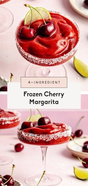 Margaritas, Cherry Margarita, Traditional Margarita, Best Summer Cocktails, Healthy Cocktails, Ambitious Kitchen, Make Simple Syrup, Lime Margarita, Cherry Limeade