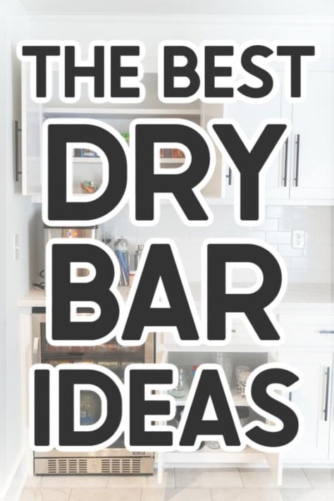 Remodel Bar Ideas, Fun Bar Room Ideas, Basement Wet Bar With Ice Maker, Kitchen Counter Liquor Bar Ideas, Back Bar Ideas Basements, Shiplap Wet Bar Ideas, Dry Bar Nook Ideas, Dry Bar Set Up, Unique Dry Bar Ideas