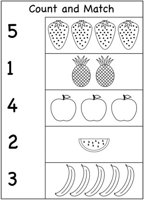 Counting To 5 Preschool, Counting Objects Activities, Numbers Matching Worksheet, Match Numbers Worksheet, Match The Numbers Worksheet, Number 16 Worksheets Preschool, Identifying Numbers 1-10 Preschool, Counting Backwards Worksheets, Kindergarten Circulum