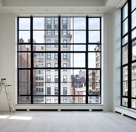 New York apartment: Loft Living, Empty Room, New York Apartment, Design Del Prodotto, Nyc Apartment, Dream Apartment, City Living, Dream Spaces, House Goals