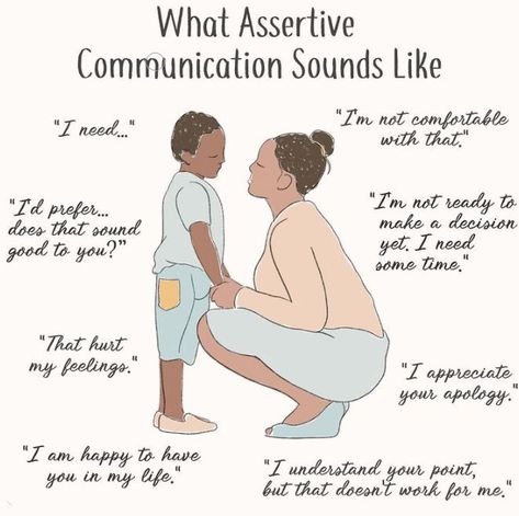 what assertive communication sounds like .... | Kids parenting, Smart parenting, Kids behavior