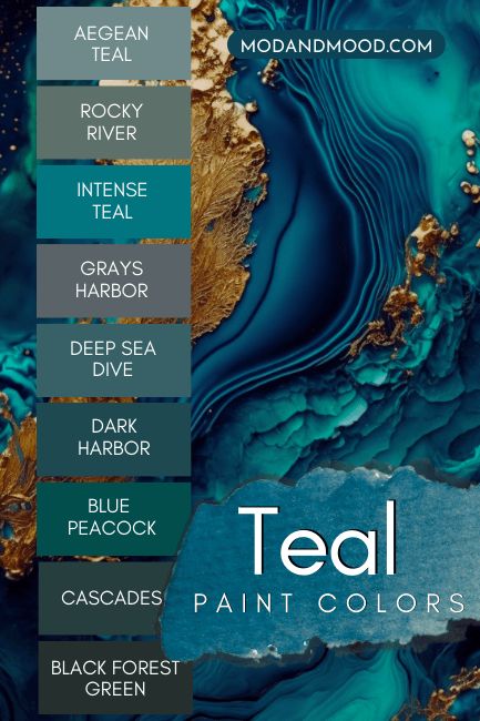 Teal Color Palette Bedroom, Teal Paint Color, Teal Painted Walls, Teal Kitchen Walls, Paint Colors For Kitchen Cabinets, Colors For Kitchen Cabinets, Paint Colors For Kitchen, Teal Kitchen Cabinets, Tantalizing Teal