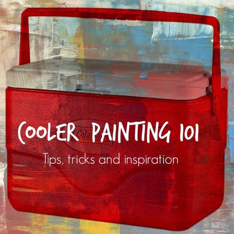 Formal Cooler Ideas, Fraternity Coolers, Coolest Cooler, Painting 101, Frat Coolers, Cooler Painting, Cooler Designs, Sorority Crafts, Sorority Life