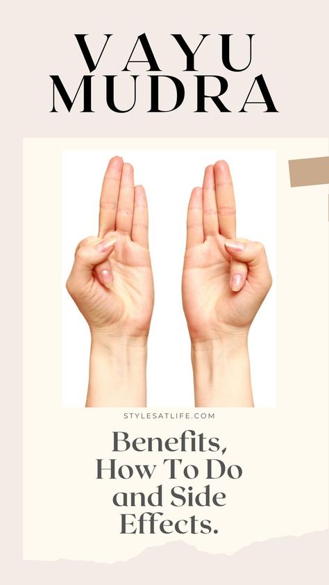 Vayu Mudra Mudras Meanings, Vayu Mudra, Healing Reflexology, Hand Mudras, Vata Dosha, Yoga Facts, Sanskrit Language, Yoga Hands, Be Powerful