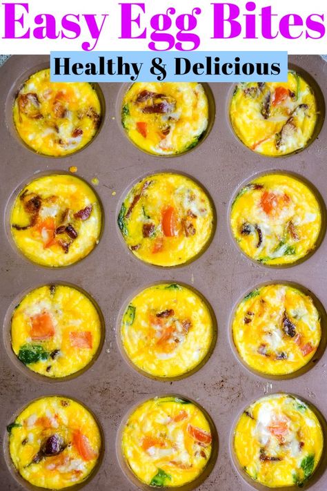 Egg Bites Muffin Tins Keto, Oven Egg Bites Recipe, Egg Poppers Breakfast, Egg Bites For Freezer, Egg Bites Breakfast Recipes, Egg Bites Muffin Tins Freezer, Muffin Cup Egg Bites, We Egg Bites, Freezer Egg Cups