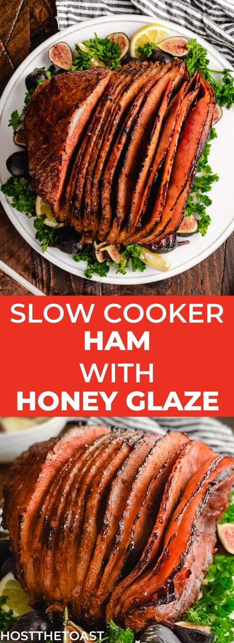 slow cooker ham Ham Recipes Slow Cooker, Slow Cooker Honey Baked Ham, Crock Pot Spiral Ham, Slow Cooker Spiral Ham, Crockpot Ham Recipes, Honey Baked Ham Recipe, Ham Recipes Baked, Honey Baked, Slow Cooker Ham