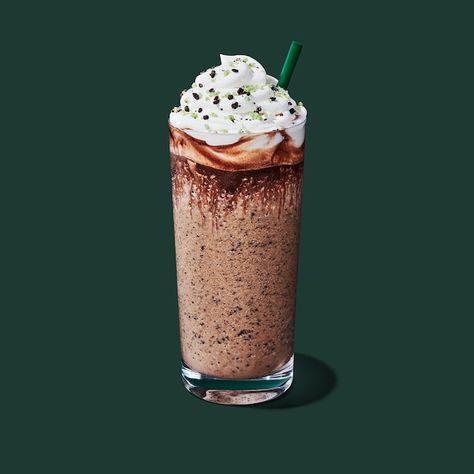 Chocolate Java Mint Frappuccino® Blended Beverage: Starbucks Coffee Company Java Chip Frappuccino, Watermelon Mint Lemonade, Java Chip, Mint Julep Cocktail, Ice Cream Companies, Mint Lemonade, Mint Oil, Watermelon Mint, Chocolate Chip Ice Cream