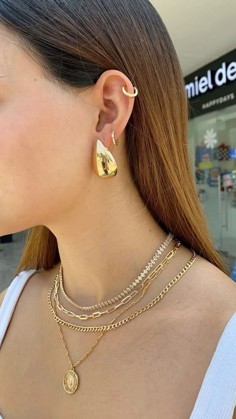 get golden hoops earrings on this link below: https://www.amazon.com/Apsvo-Earrings-Teardrop-Lightweight-Hypoallergenic/dp/B0BWXTBK53?qid=1704523770&s=fashion-womens-intl-ship&sr=1-6&th=1&linkCode=sl1&tag=sharon17-20&linkId=4a25f5eef8b3a367ab985ded8cf716f7&language=en_US&ref_=as_li_ss_tl Gold Necklaces, Gold Jewelry, Necklaces, Gold