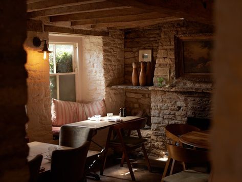 The best pubs in the Cotswolds — Condé Nast Traveller Pub Table Decor Ideas, Wild Rabbit, Best Pubs, Sunday Roast, Bar Area, English House, The Cotswolds, Conde Nast, Travel Articles