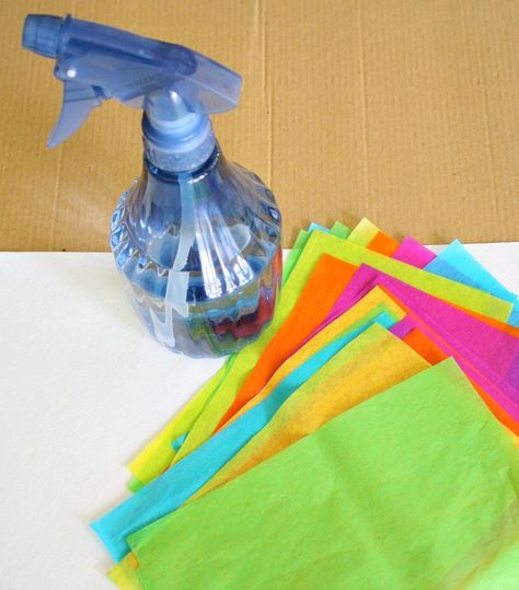 Tissue Art, Tissue Paper Painting, Invitation To Create, Tissue Paper Craft, Tissue Paper Art, Tissue Paper Crafts, Art Invitation, Reggio Emilia, Childrens Crafts