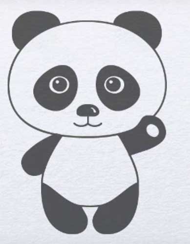 How to draw a panda Panda Drawing Easy, Panda For Kids, Panda Sketch, Jungle Drawing, Cute Panda Drawing, Panda Craft, Pinterest Cute, Panda Drawing, Panda Lindo