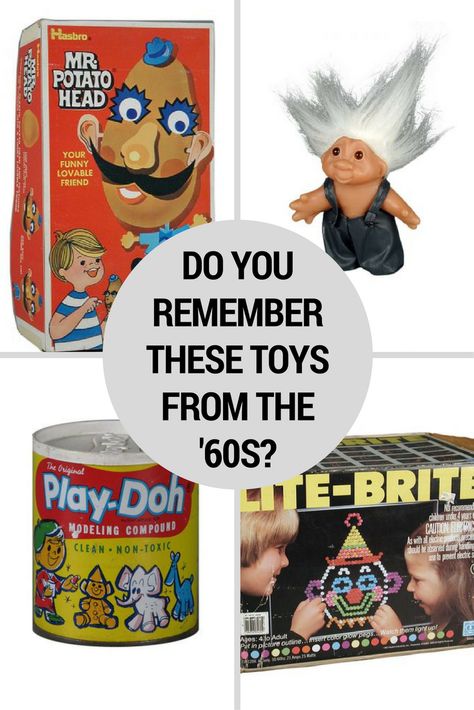 13 iconic toys from the '60s 1960s Toys Remember This, Old Toys 1960s, Vintage Toys 1960's 1950s, Vintage Toys 1980s, Freezer Lunches, Vintage Toys 1960s, 60s Toys, 60th Bday, 1960s Toys