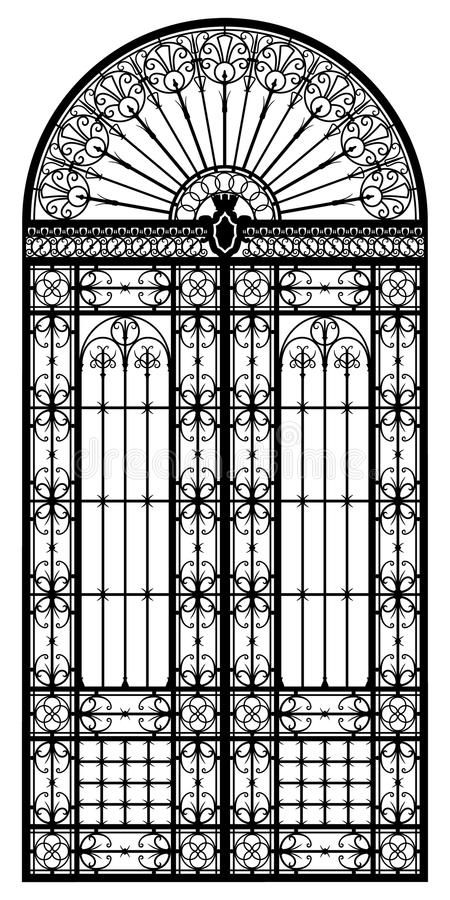 Wrought Iron Front Door, Wrought Iron Stair Railing, Metal Doors Design, Iron Stair Railing, Wrought Iron Stairs, Wrought Iron Design, Grill Door Design, Iron Gate Design, Wrought Iron Gate