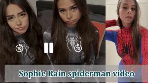 Sophie Rain Spiderman Video, Sophie Rain Reddit Videos, Sophierain Twitter @Urbabesierra - FilmyPost24 Sophie Rain Spiderman, See Thru Tops Aesthetic, Sophie Rain Spiderman Video, Sophie Rain Gyatt Pics, Spiderman Video, Sophie Rain, Funny Baby Faces, Spiderman Suits, Best Video Ever