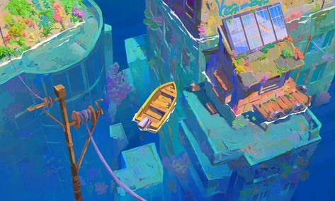 Bg Design, Key Art, Keys Art, Visual Development, Environment Design, Environment Concept Art, Animation Studio, Environmental Art, Funky Art