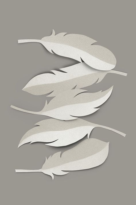 Feather Paper Craft, Paper Feathers Diy, Brown Vintage Paper, Orange Paper Craft, Sunflower Paper Craft, Bird Paper Craft, Feather Template, Vintage Paper Crafts, Vintage Paper Textures