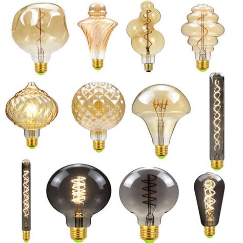 US $8.63 18％ Off | Led Bulbs Vintage Light Bulb G125 Stone Big Globe Bulb 4W Dimmable 220V 110V Led Filament Decorative Edison Bulb Large Bulb Lamp, Unique Light Bulbs, Lakeview House, Glam Bathroom, House Shopping, Ceramic Lamps, Vintage Light Bulbs, Decorative Light Bulbs, Vintage Bulbs