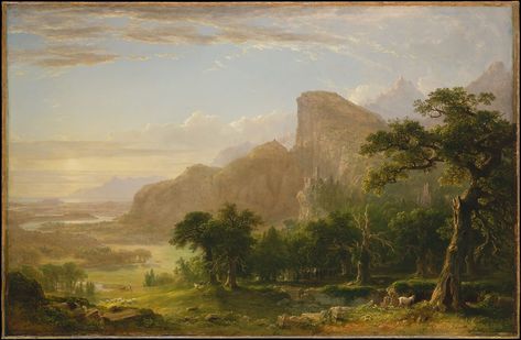 Asher Brown Durand | Landscape�—Scene from Grant Wood, American Fine Art, Albert Bierstadt, Hudson River School, Visiting England, Summer Lake, Camille Pissarro, Lake Ontario, National Gallery Of Art