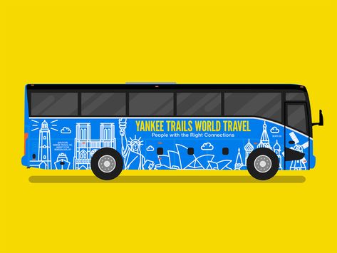 Bus Wrap Advertising, Bus Advertising, Bus Wrap, Bus Art, Van Design, Travel Design, World Travel, Train Travel, Advertising Design