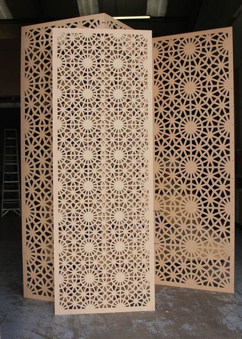 100+ Jali Design Ideas - The Architects Diary Jaali Design, Laser Cut Screens, Mdf Panel, Laser Cut Panels, Furniture Design Inspiration, Cnc Furniture, Motif Art Deco, Lan Can, Cnc Wood