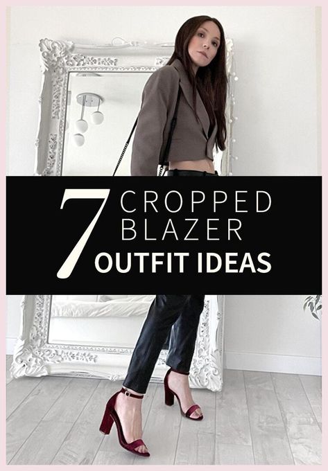 [Ad] 55 Cropped Blazer Outfit Guides You Have To Try Today #croppedblazeroutfit Crop Blazer With Dress Outfit, Cropped Blazers For Women, Crop Blazer Outfit Formal, Cropped Blazer Outfit Winter, Cropped Blazer Jeans Outfit, Outfit With Cropped Blazer, Cropped Blazer Outfit Formal, Crop Top Blazer Outfit Style, How To Style A Crop Blazer