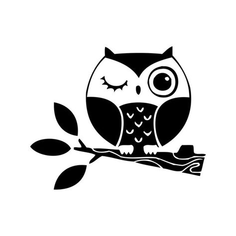 Punch Coaster, Doodle Reference, Silhouette Chat, Car Bathroom, Owl On Branch, Shirt Images, Sew Ideas, Cricket Projects, Owl Stickers