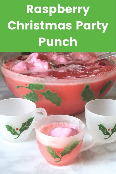 Raspberry Sherbert Punch, Punch Non Alcoholic, Alcoholic Fruit Punch, Christmas Party Punch, Raspberry Sherbet Punch, Raspberry Sherbert, Punch Recipes For Kids, Best Punch Recipe, Sherbet Punch Recipes