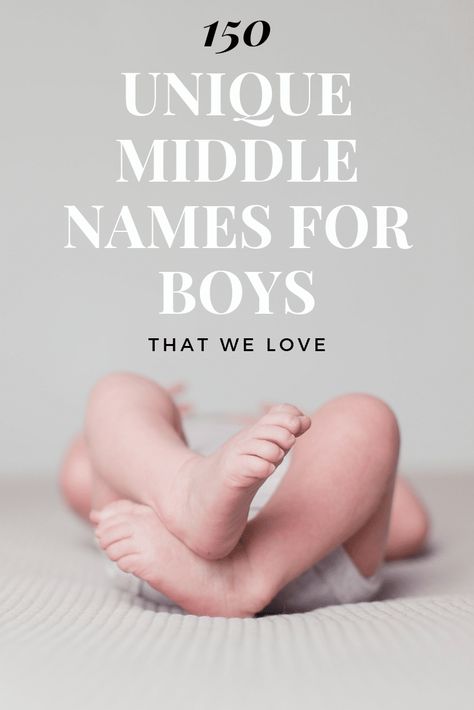 Boy Middle Names Unique, Middle Names For Boys, Baby Boy Middle Names, Baby Middle Names, Cute Middle Names, Unique Middle Names, Cool Middle Names, Boy Middle Names, Gender Reveal Party Games